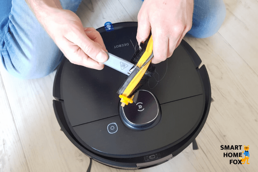 Nettoyage poils Deebot OZMO T8 AIVI